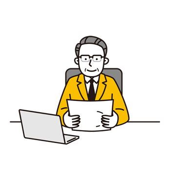 手続き代行のための委任状への署名捺印